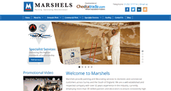 Desktop Screenshot of marshels.co.uk