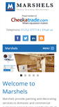 Mobile Screenshot of marshels.co.uk